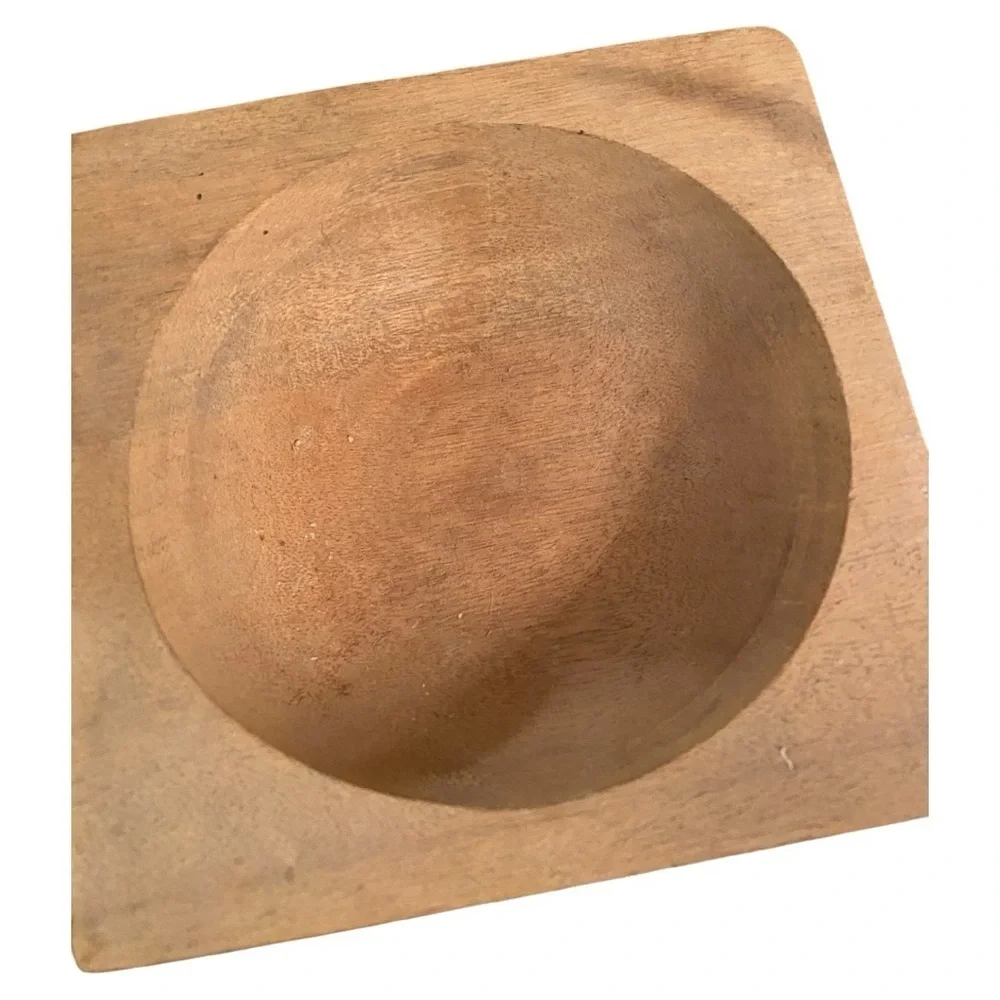 Wooden Vintage Mortar & Pestle​​ - Picture 2 of 5